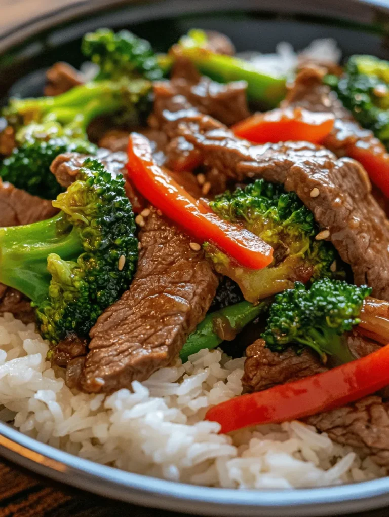Sizzling Chinese Beef and Broccoli is more than just a dish; it's a culinary classic that has captured the hearts and taste buds of food lovers around the world. This mouthwatering stir-fry is a staple in Chinese restaurants and has become synonymous with comfort food for many. Its rich flavors and vibrant colors make it a dish that not only satisfies hunger but also pleases the eye. The combination of tender beef, crisp broccoli, and a savory sauce creates a harmonious balance that is both nutritious and delicious.