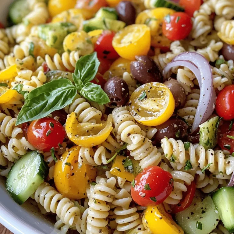 Are you looking for a dish that embodies freshness and vibrancy while being incredibly easy to prepare? Look no further than the Zesty Lemon Basil Pasta Salad. This delightful dish has become a staple for outdoor gatherings, picnics, and casual lunches, thanks to its bright flavors and healthful ingredients. What makes this pasta salad truly special is its ability to showcase seasonal produce, allowing each bite to burst with the essence of summer.