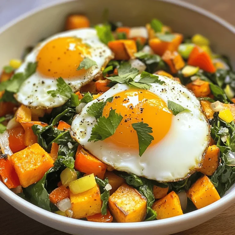 Breakfast is often touted as the most important meal of the day, and for good reason. A hearty breakfast not only fuels your body for the day ahead but also sets the tone for healthy eating habits. One delightful way to start your day off right is with a Savory Spinach and Sweet Potato Breakfast Hash. This dish is not only bursting with flavor but also packed with nutrients, making it an excellent choice for anyone looking to nourish their body in the morning.