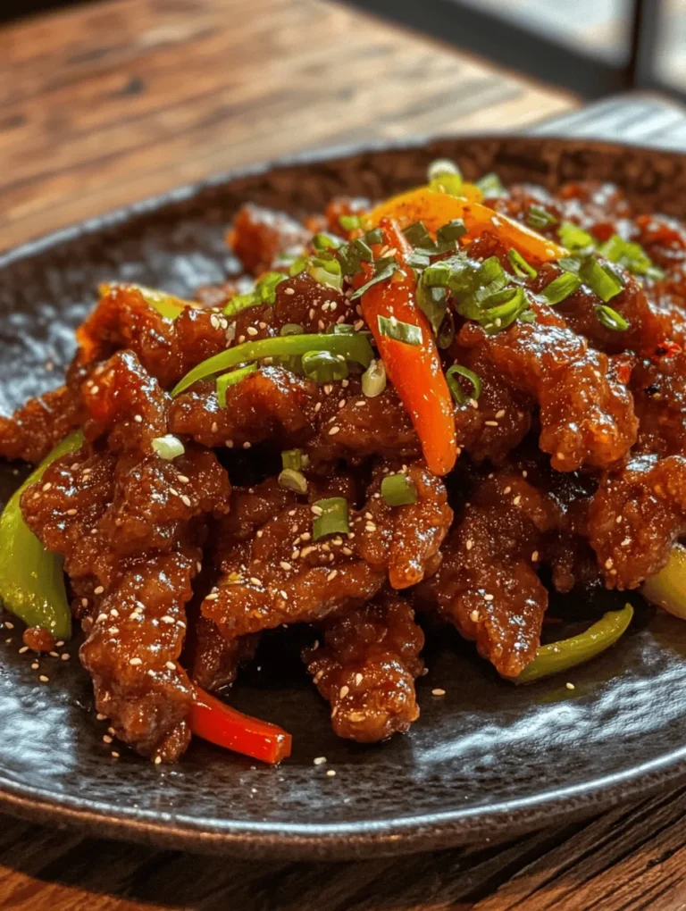 Crispy Chilli Beef Delight is a dish that tantalizes the taste buds with its perfect blend of flavors and textures. Originating from Asian cuisine, this dish has won the hearts of many with its vibrant colors and mouthwatering appeal. The combination of succulent beef, crunchy vegetables, and a sweet-spicy sauce creates a harmony that is both satisfying and irresistible. In this article, we will explore the intricacies of preparing this delightful dish, emphasizing the importance of balancing flavors and textures, a hallmark of Asian-inspired cooking.