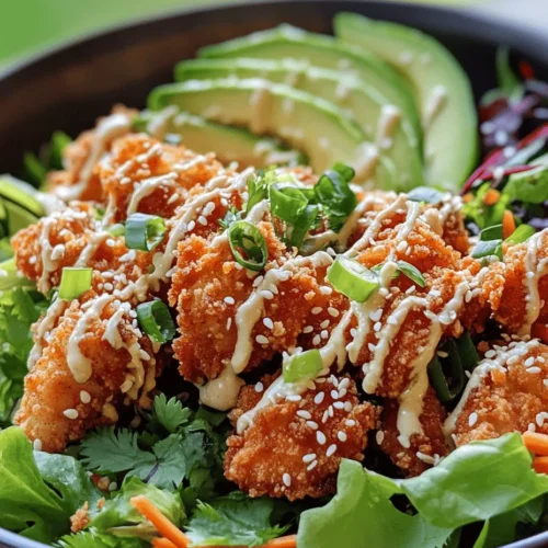 If you’re searching for an exciting dish that tantalizes the taste buds and pleases the eyes, the Bang Bang Chicken Bowl is an exceptional choice. This vibrant meal combines crispy chicken pieces with an array of fresh vegetables and a uniquely flavorful sauce that will leave you craving more. Originating from Asian-inspired cuisine, the Bang Bang Chicken Bowl has gained immense popularity for its delightful crunch and zesty taste, making it a favorite among food enthusiasts and casual diners alike.