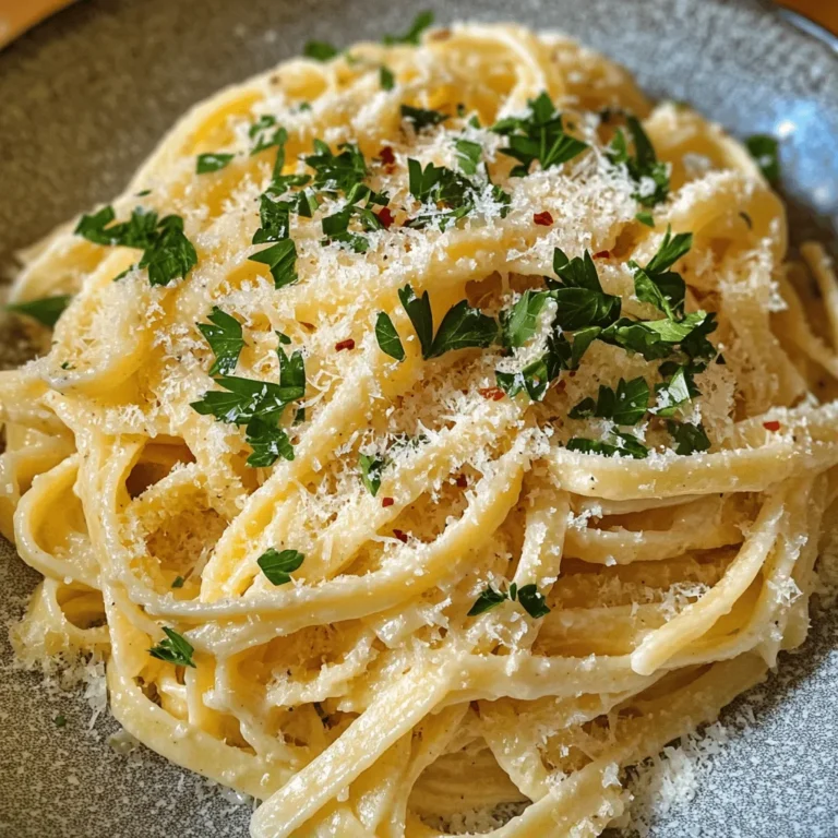 Garlic Parmesan Pasta is a dish that embodies comfort and indulgence, marrying the rich flavors of garlic and cheese with the satisfying texture of pasta. Whether you are a busy professional looking for a quick weeknight meal or a culinary enthusiast seeking to impress your dinner guests, this recipe fits the bill perfectly. The appeal of Garlic Parmesan Pasta lies not only in its tantalizing taste but also in its simplicity and speed of preparation. In just under 30 minutes, you can create a gourmet meal that feels like a luxurious treat.