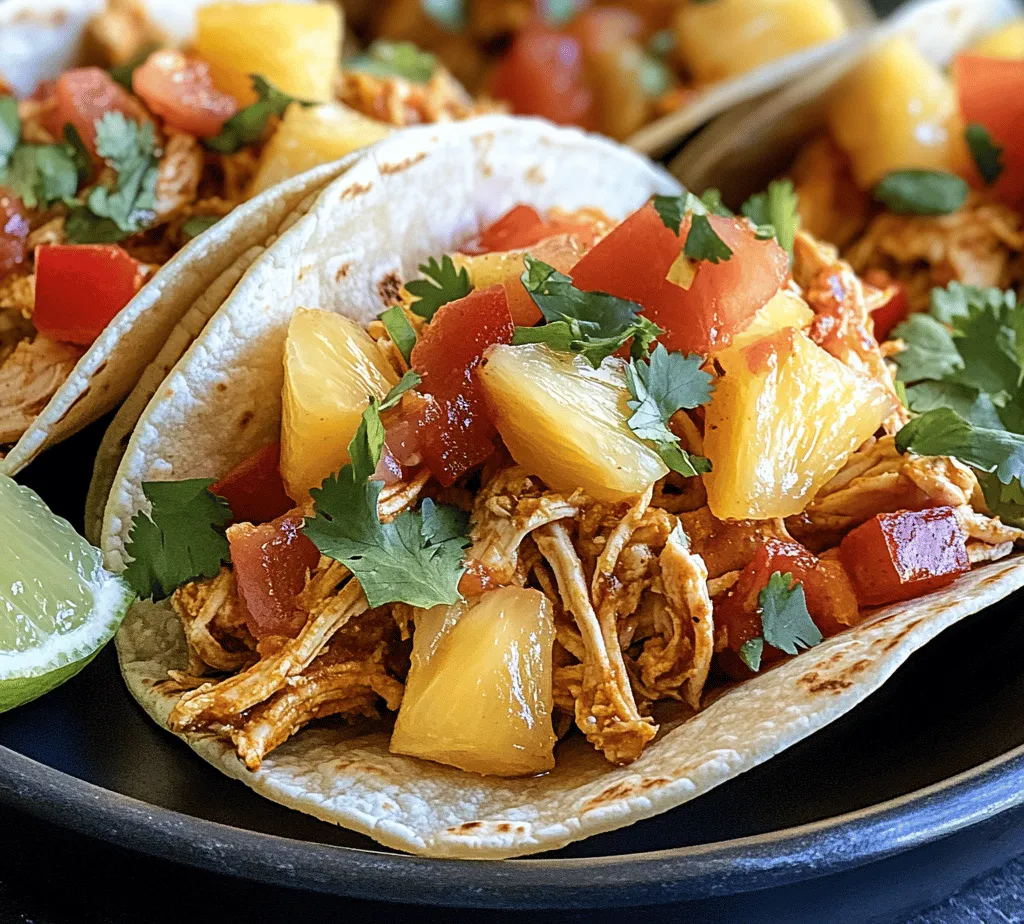 Are you ready to tantalize your taste buds with a vibrant explosion of flavors? The Sizzlin' Sheet Pan Chicken, Chipotle & Pineapple Tacos is the perfect dish for anyone looking to elevate their taco night into a fiesta of sweet and spicy goodness. This recipe embraces the rich, smoky undertones of chipotle, complemented by the bright and juicy notes of fresh pineapple, creating a unique taco experience that is as satisfying as it is delicious.