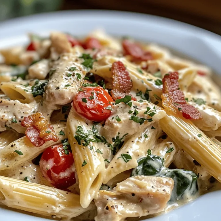In the world of comfort food, few dishes hold a candle to the rich and satisfying experience of a creamy pasta dish. Among the myriad of options, Creamy Chicken Bacon Ranch Pasta stands out as a delightful combination of savory flavors and hearty textures. This dish brings together tender chicken, crispy bacon, and a luscious creamy sauce, all enveloped in perfectly cooked pasta. Whether you're looking for a quick weeknight dinner or a dish to impress guests, this recipe has you covered.
