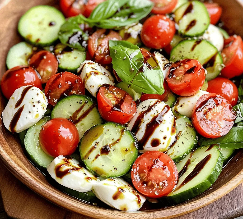 As the sun shines brighter and the days grow longer, there’s nothing quite like a crisp, refreshing dish to celebrate the joys of summer. Enter the Cucumber Caprese Salad, a delightful twist on the classic Italian Caprese that substitutes fresh cucumbers for the traditional basil. This vibrant salad is not only visually appealing but also a flavorful combination of ingredients that epitomize the essence of summer dining.