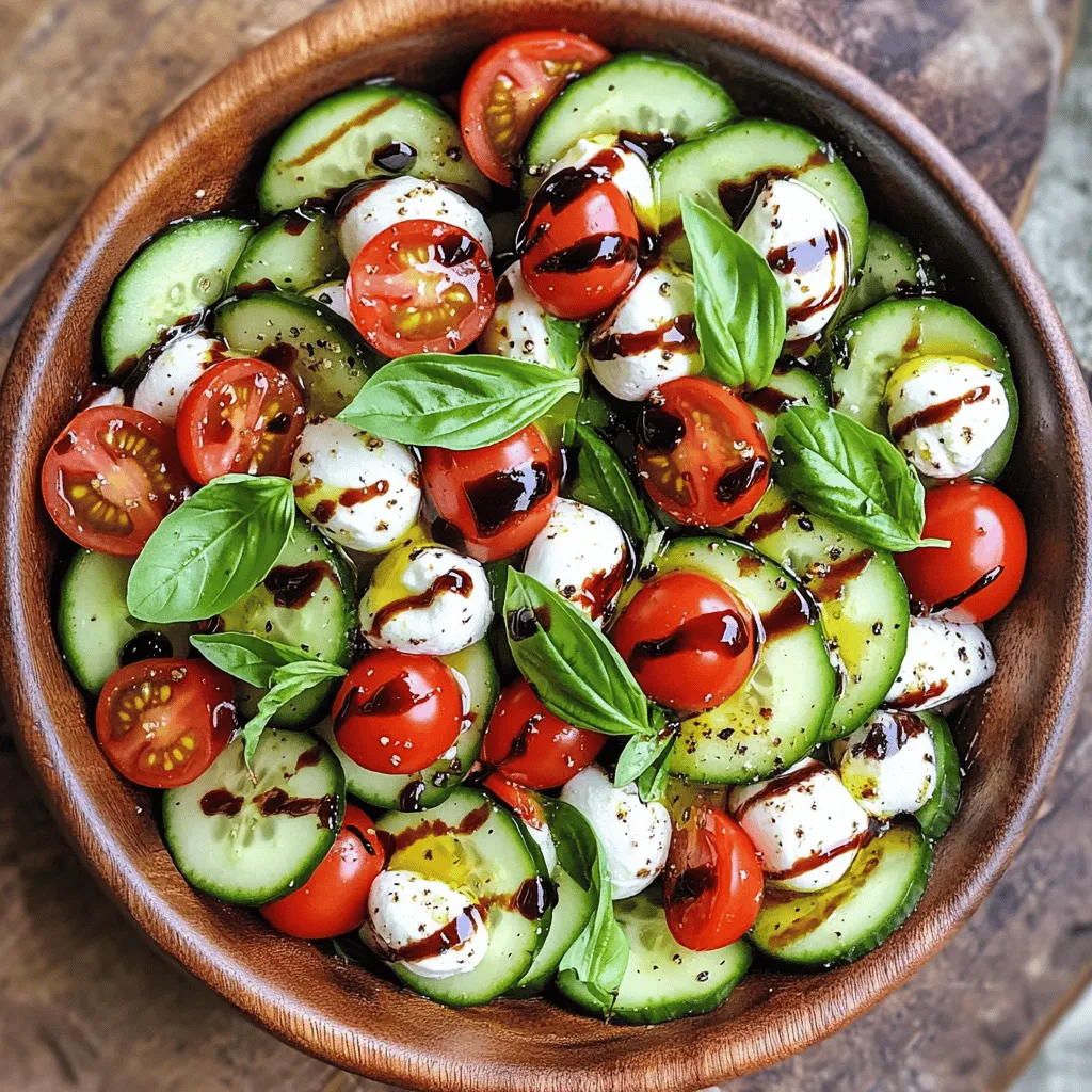 As the sun shines brighter and the days grow longer, there’s nothing quite like a crisp, refreshing dish to celebrate the joys of summer. Enter the Cucumber Caprese Salad, a delightful twist on the classic Italian Caprese that substitutes fresh cucumbers for the traditional basil. This vibrant salad is not only visually appealing but also a flavorful combination of ingredients that epitomize the essence of summer dining.