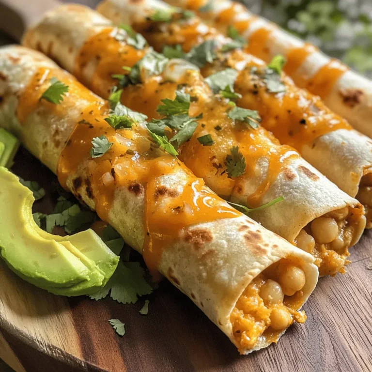 Buffalo Chickpea Taquitos offer an exciting and nutritious alternative to traditional taquitos, merging the zest of buffalo sauce with the hearty goodness of chickpeas. As the popularity of buffalo sauce continues to rise, it has become a versatile staple in various cuisines, appealing to a broad audience. Whether you're following a vegetarian, vegan, or simply health-conscious diet, this recipe caters to all, providing a deliciously spicy kick that doesn't compromise on flavor.
