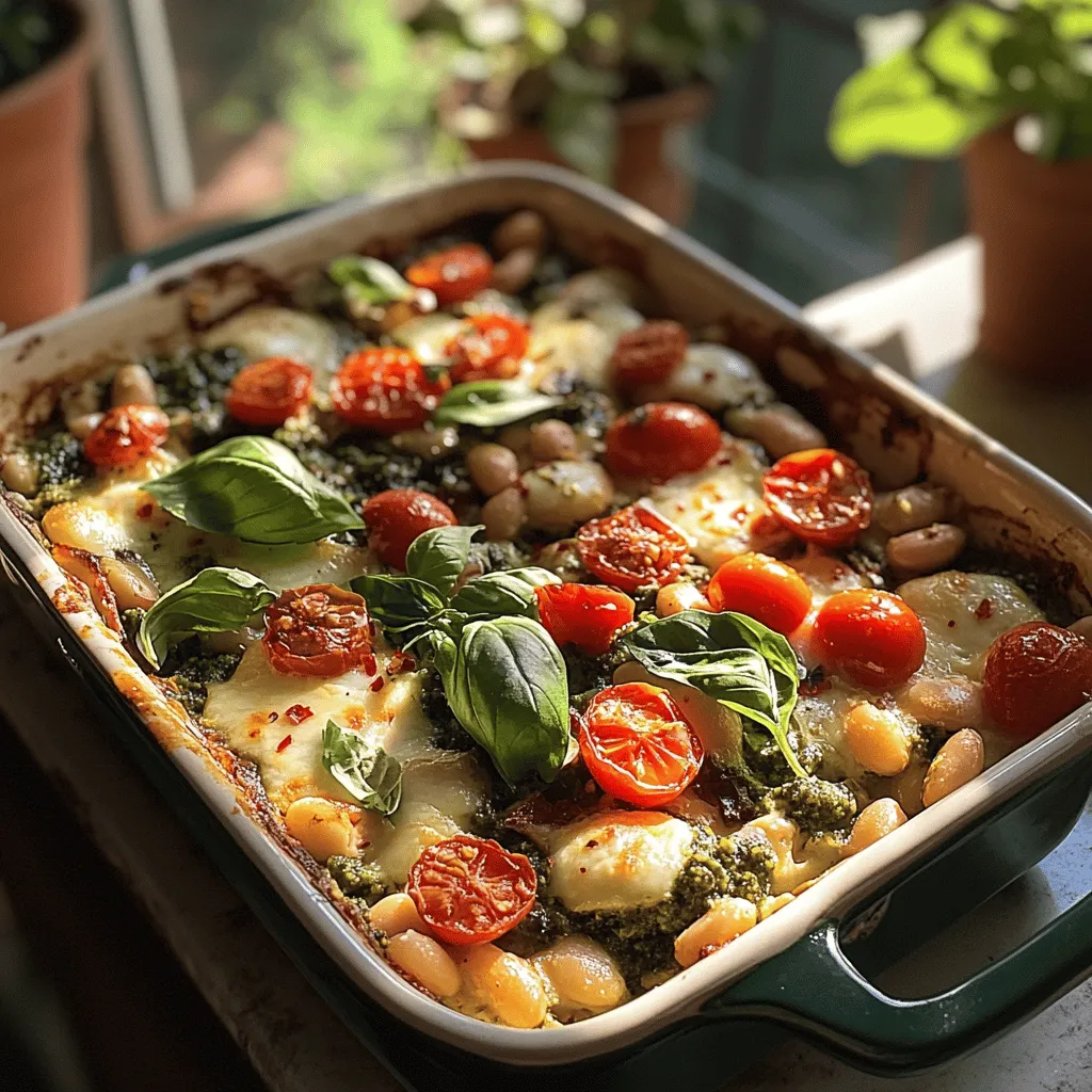 In the world of comfort food, few dishes can rival the warmth and satisfaction of a creamy bake. This Creamy White Bean and Pesto Bake is not only a delightful dish for family gatherings or weeknight dinners but also a representation of how simple ingredients can come together to create a rich and flavorful meal. Whether you're searching for a cozy dish to serve during chilly evenings or a crowd-pleaser for your next potluck, this recipe is sure to impress. Its creamy texture and vibrant flavors make it a standout option that caters to vegetarians and health-conscious eaters alike.