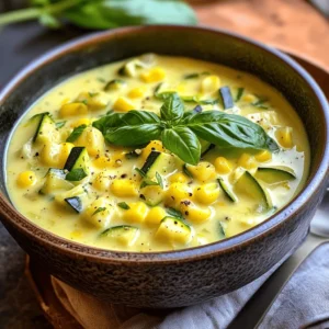 As the days grow longer and the sun shines brighter, summer brings an abundance of fresh produce, making it the perfect time to enjoy lighter, vegetable-centric dishes. This chowder captures the vibrant flavors of summer, featuring sweet corn and tender zucchini as its stars. The combination of these ingredients results in a creamy, comforting soup that is both satisfying and nutritious.