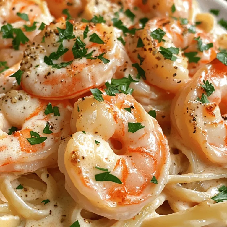 When it comes to quick yet indulgent meals, few dishes can compete with Easy Creamy Garlic Shrimp. This delightful recipe brings together the succulent flavors of fresh shrimp and the rich, aromatic essence of garlic, all enveloped in a luxurious creamy sauce. Perfect for both casual weeknight dinners and special gatherings, this dish not only impresses with its taste but also with its simplicity. Whether you’re entertaining guests or just treating yourself to a comforting meal at home, Easy Creamy Garlic Shrimp can easily become a go-to favorite in your culinary repertoire.