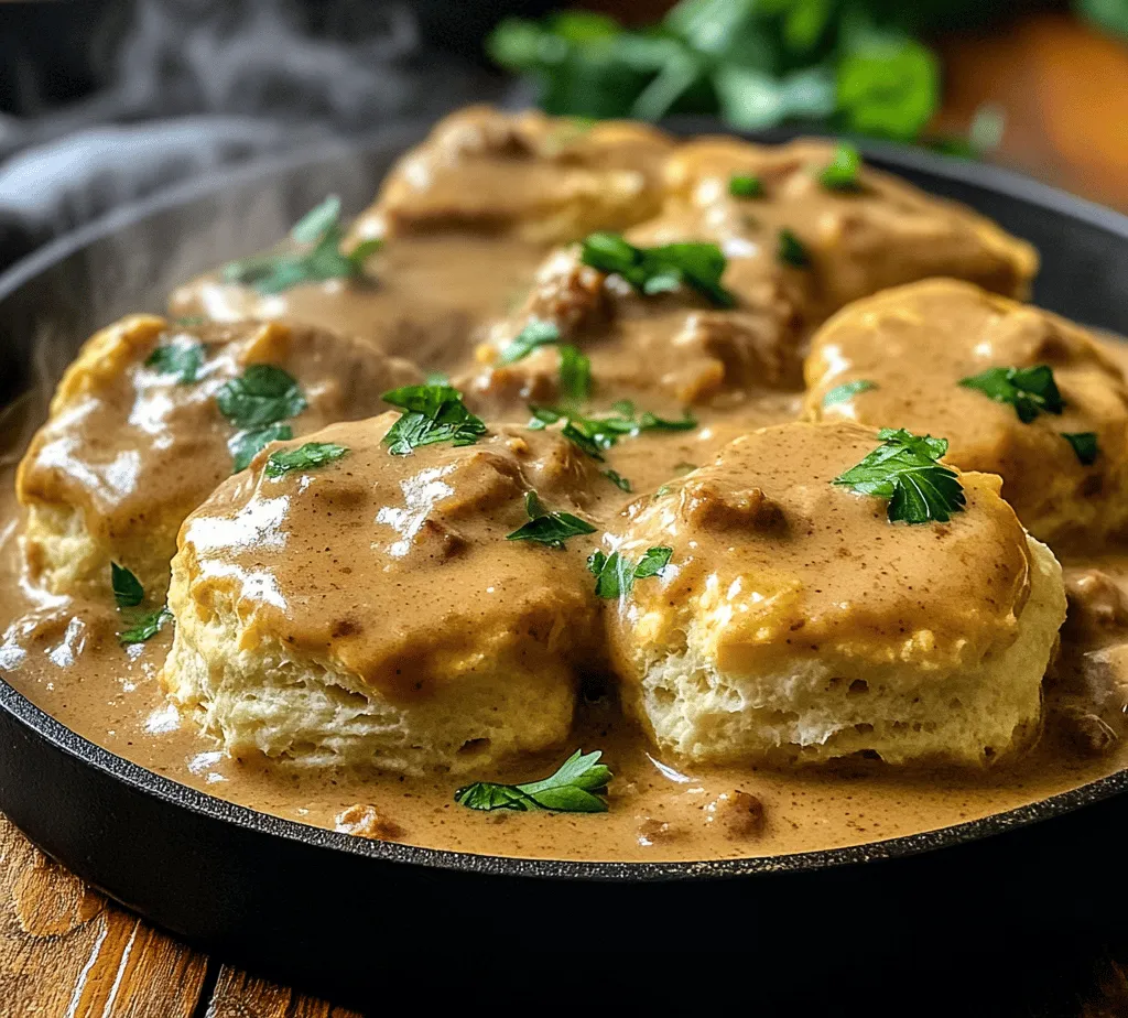 If you're searching for a dish that encapsulates comfort and warmth in every bite, look no further than Sizzling Chorizo Gravy & Biscuit Delight. This hearty meal is not only a feast for the senses but also a delightful fusion of flavors that can be enjoyed at any time of day. Whether served for breakfast, brunch, or a cozy dinner, this dish brings together the irresistible flakiness of freshly baked biscuits and the rich, spicy notes of homemade chorizo gravy.