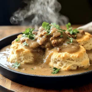 If you're searching for a dish that encapsulates comfort and warmth in every bite, look no further than Sizzling Chorizo Gravy & Biscuit Delight. This hearty meal is not only a feast for the senses but also a delightful fusion of flavors that can be enjoyed at any time of day. Whether served for breakfast, brunch, or a cozy dinner, this dish brings together the irresistible flakiness of freshly baked biscuits and the rich, spicy notes of homemade chorizo gravy.