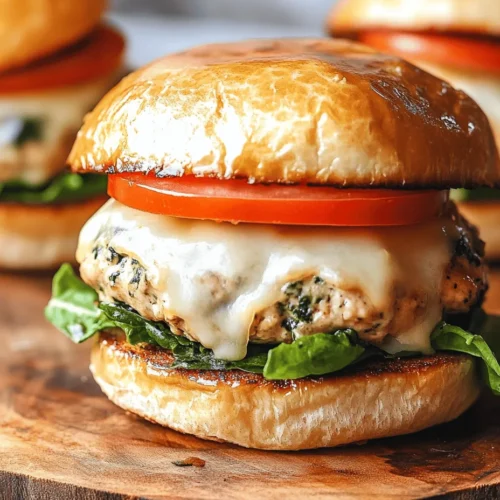In the ever-evolving world of culinary delights, the White Cheddar & Spinach Chicken Burger stands out as a dish that marries health with irresistible flavor. Perfect for weeknight dinners or weekend barbecues, this burger not only satisfies your craving for comfort food but also offers a nutritious twist that you can feel good about serving to your family. With the rise of health-conscious eating, many home cooks are increasingly on the lookout for meals that are both delicious and nutritious. This recipe checks all the boxes, making it a go-to choice for anyone looking to elevate their mealtime experience.