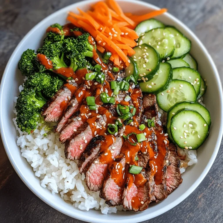 The key to any exceptional dish lies in its ingredients, and the Korean BBQ Steak Rice Bowls are no exception. Each component plays a vital role in building the dish's complex flavor profile. From the perfectly marinated steak that serves as the star of the meal to the colorful, fresh vegetables that add crunch and nutrition, every ingredient has its purpose.