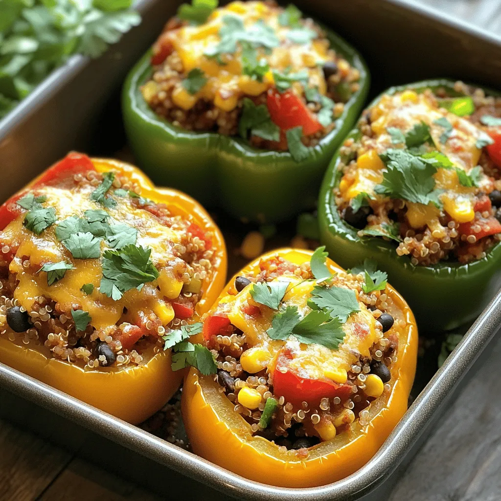 Welcome to the vibrant world of Colorful Stuffed Bell Pepper Delight, a dish that not only tantalizes the taste buds but also serves as a feast for the eyes. This nutritious and visually appealing meal harmoniously combines the goodness of fresh vegetables with protein-rich ingredients and bold flavors, making it a perfect choice for health-conscious food lovers. Stuffed bell peppers have gained popularity over the years, not just for their delightful flavors but also for their versatility in accommodating various dietary preferences. Whether you're a vegetarian, vegan, or simply seeking a wholesome meal, this dish has something for everyone.