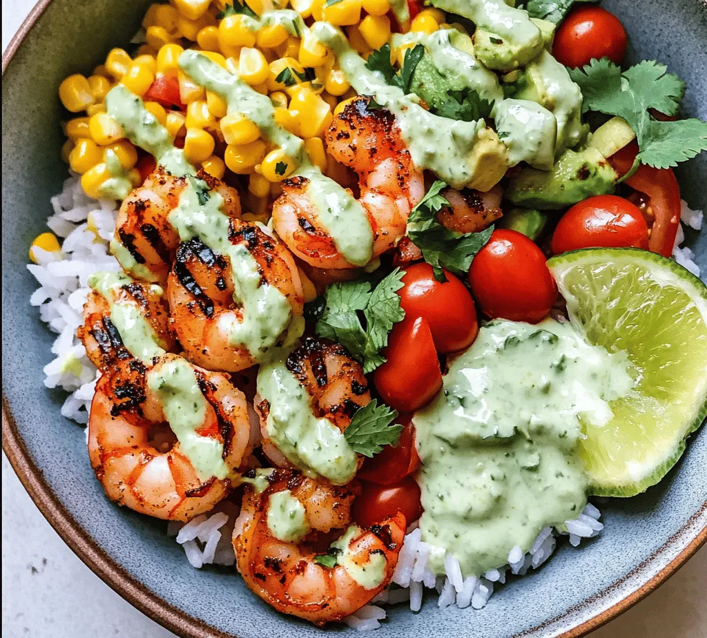 Welcome to the delightful world of the Grilled Shrimp Bowl with Avocado, Corn Salsa, and Creamy Garlic Sauce. This dish is not only a visual feast but also a flavorful culinary experience that brings together the best of fresh ingredients. Imagine tender, juicy shrimp grilled to perfection, paired with a refreshing corn salsa that bursts with flavor, and a creamy garlic sauce that ties it all together. This grilled shrimp bowl is a celebration of vibrant flavors and healthy components, making it an ideal choice for anyone looking to enjoy a nutritious meal without sacrificing taste.