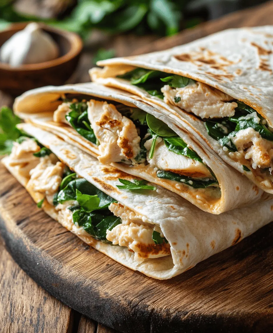 Wraps have become a staple meal option for many households, and it's easy to see why. They are incredibly versatile, allowing for a range of fillings and flavors to suit any palate. Among the myriad of wrap recipes available, Cheesy Garlic Chicken Wraps stand out as a delightful combination of savory flavors and satisfying textures. This hearty dish features tender chicken enveloped in a creamy, cheesy filling, accented by the aromatic essence of garlic and the freshness of herbs.