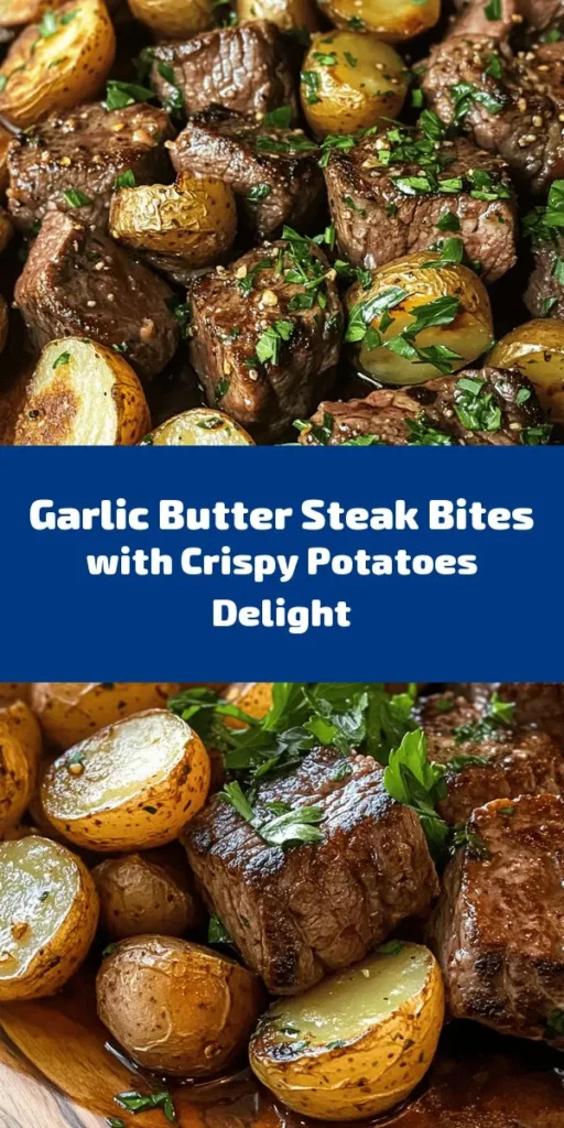 Savor the rich flavors of garlic butter steak bites and tender baby potatoes in this quick and easy recipe! Perfect for busy weeknights, this dish comes together in just 30 minutes. Tender sirloin steak is perfectly seared and tossed with buttery garlic, fresh herbs, and sweet potatoes for a meal that everyone will love. Garnish it with fresh parsley for an extra pop of color. Ideal for dinner gatherings or cozy nights, you won’t want to miss out on this delicious comfort food!